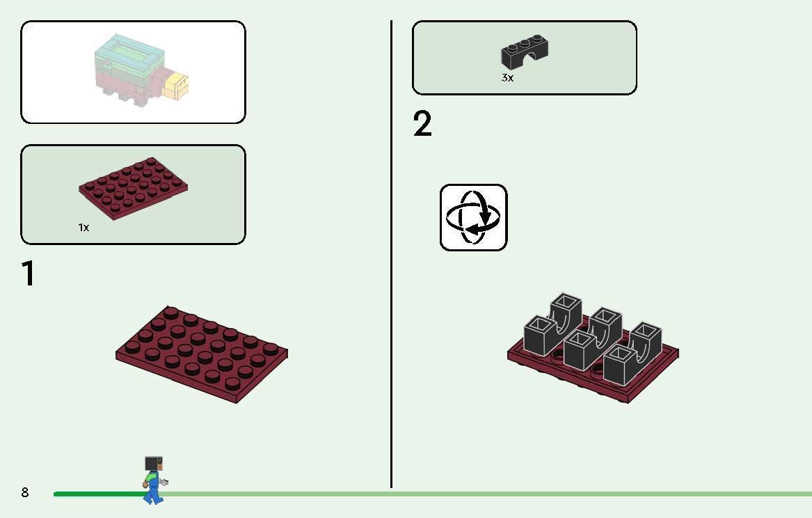 TwindBricks3D - 21260 The Cherry Blossom-Garden 3D print model_9