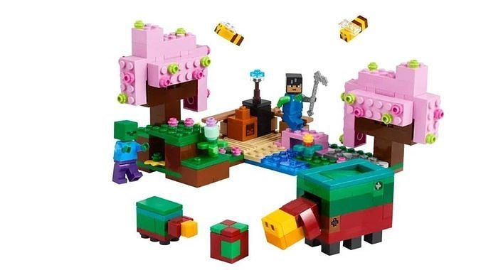 TwindBricks3D - 21260 The Cherry Blossom Garden 3D print model