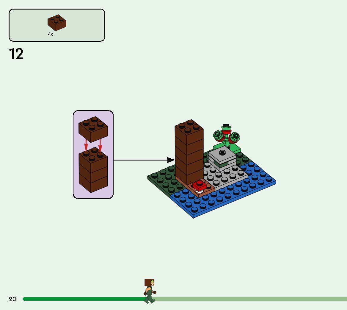 TwindBricks3D - 21261 The Wolf Stronghold 3D print model_19