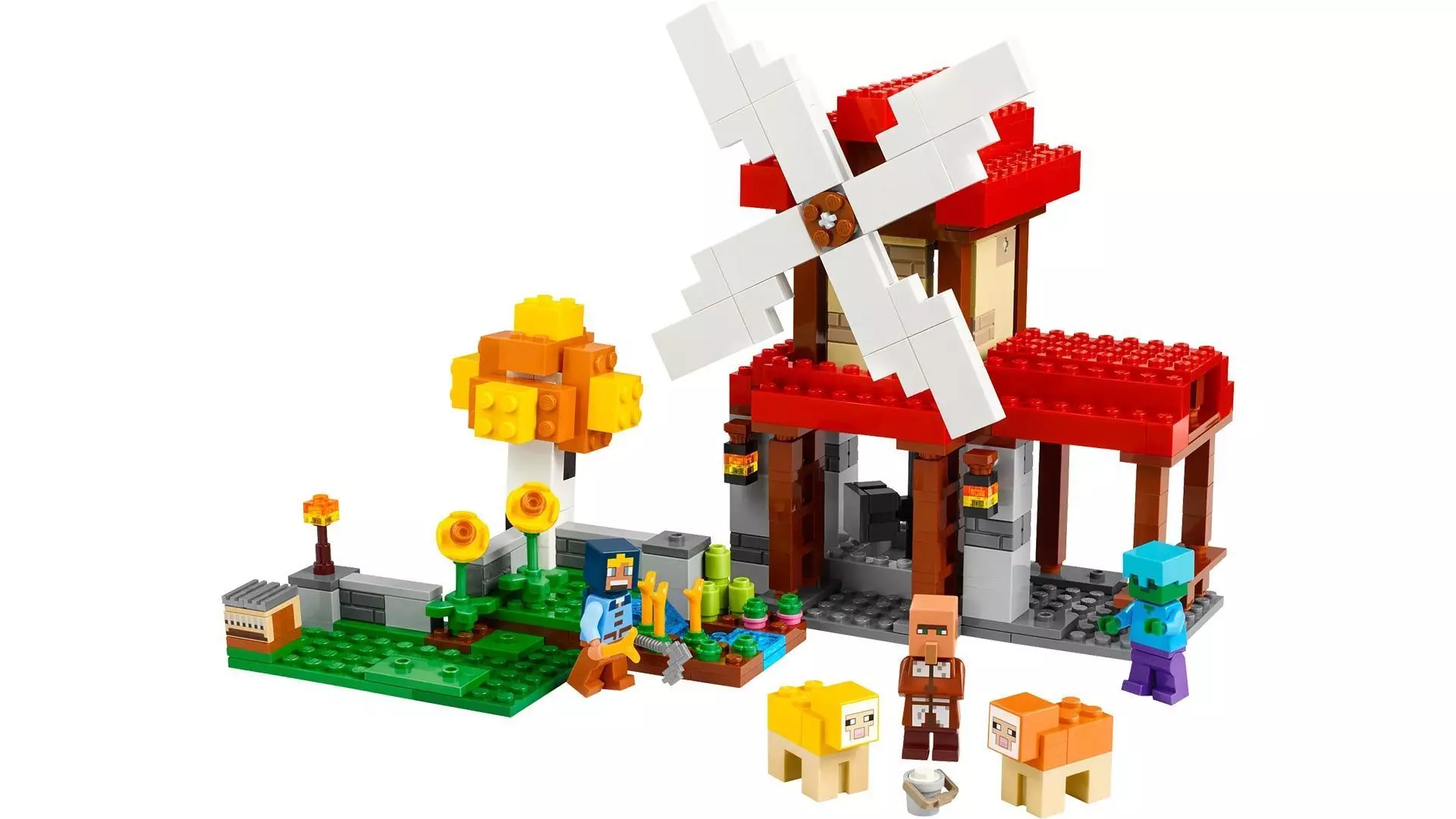 TwindBricks3D - 21262 The Windmill Farm 3D print model_0