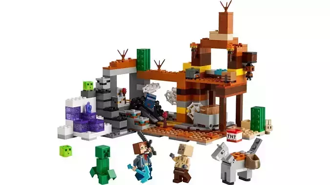 TwindBricks3D - 21263 The Badlands Mineshaft 3D print model