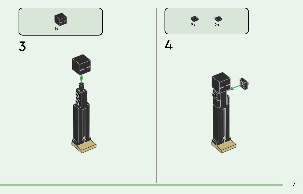 TwindBricks3D - 21264 The Ender Dragon and End Ship 3D print model_7