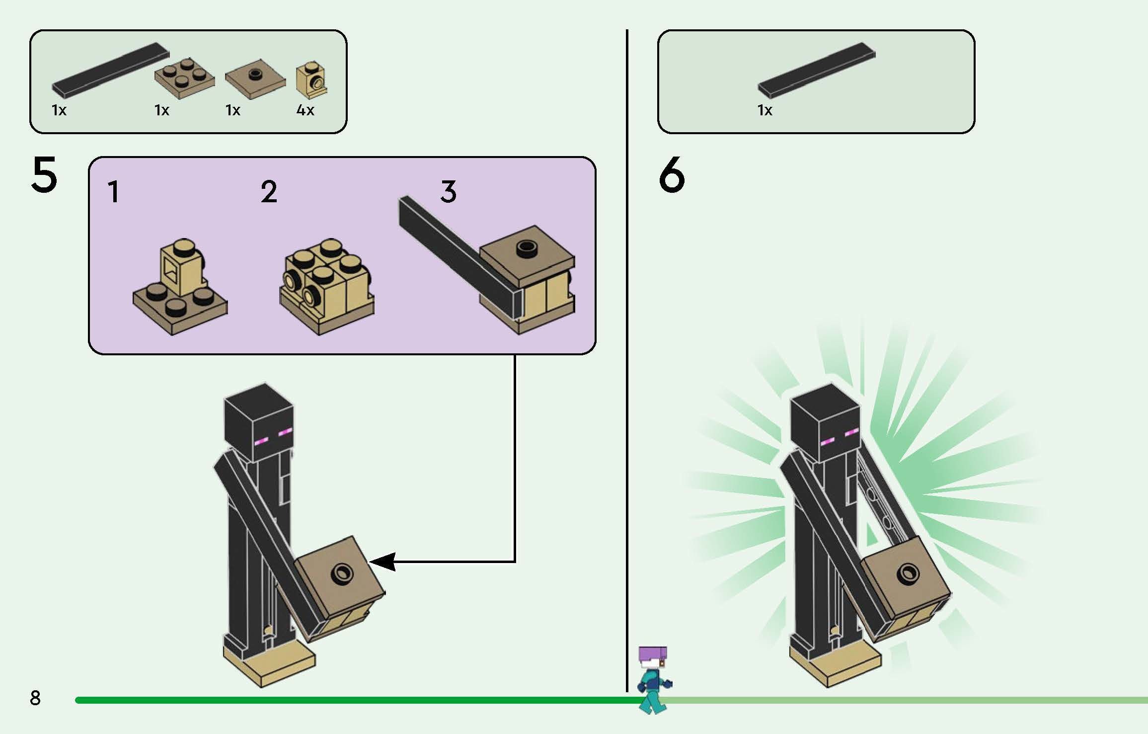 TwindBricks3D - 21264 The Ender Dragon and End Ship 3D print model_10