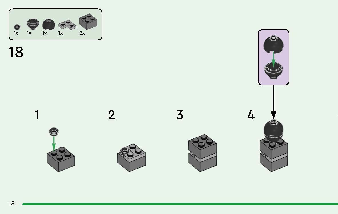TwindBricks3D - 21264 The Ender Dragon and End Ship 3D print model_28