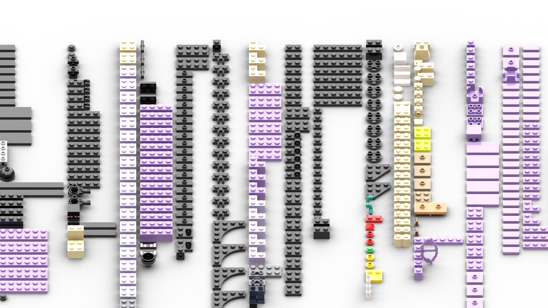 TwindBricks3D - 21264 The Ender Dragon and End Ship 3D print model_1