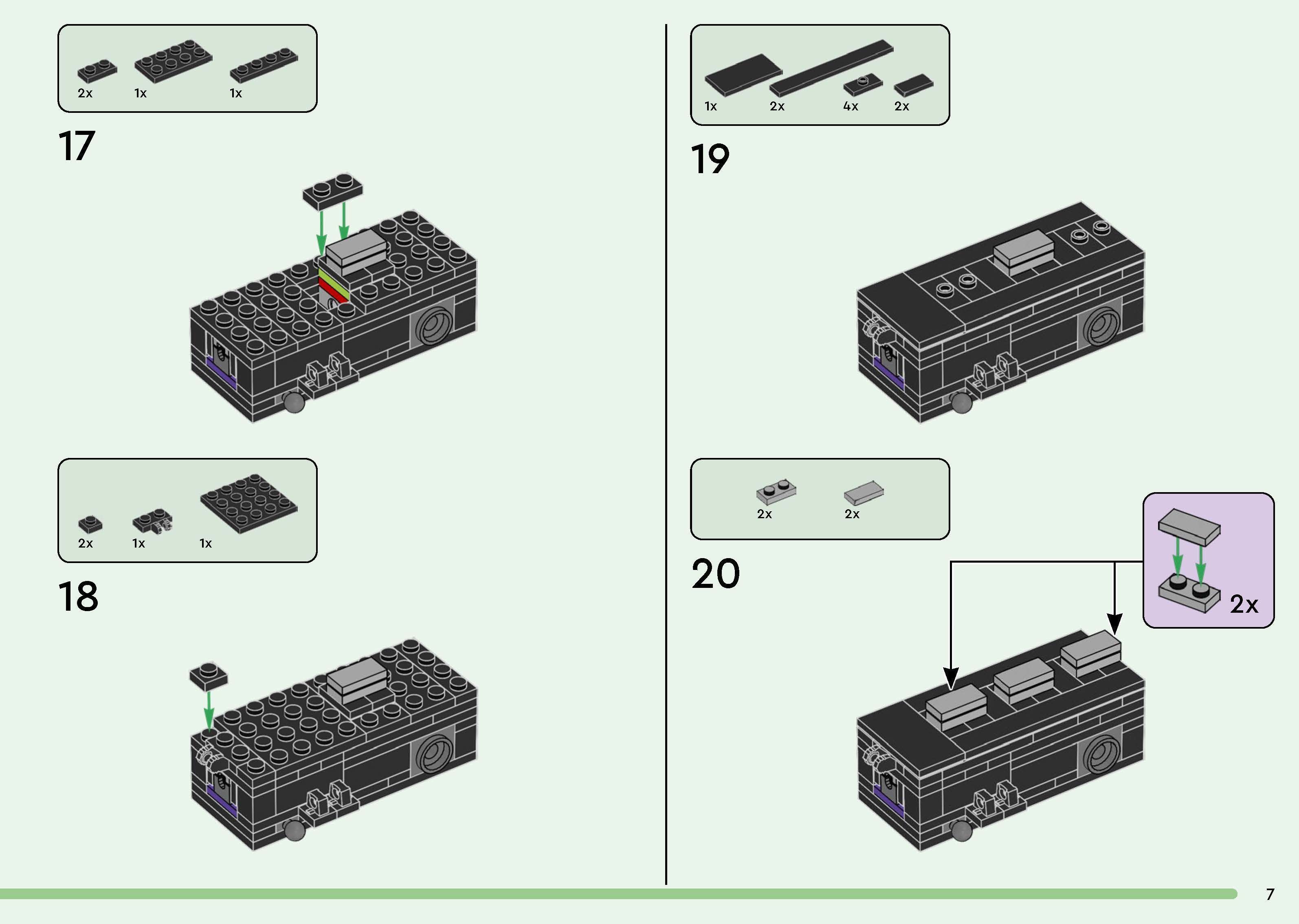 TwindBricks3D - 21264 The Ender Dragon and End Ship 3D print model_36