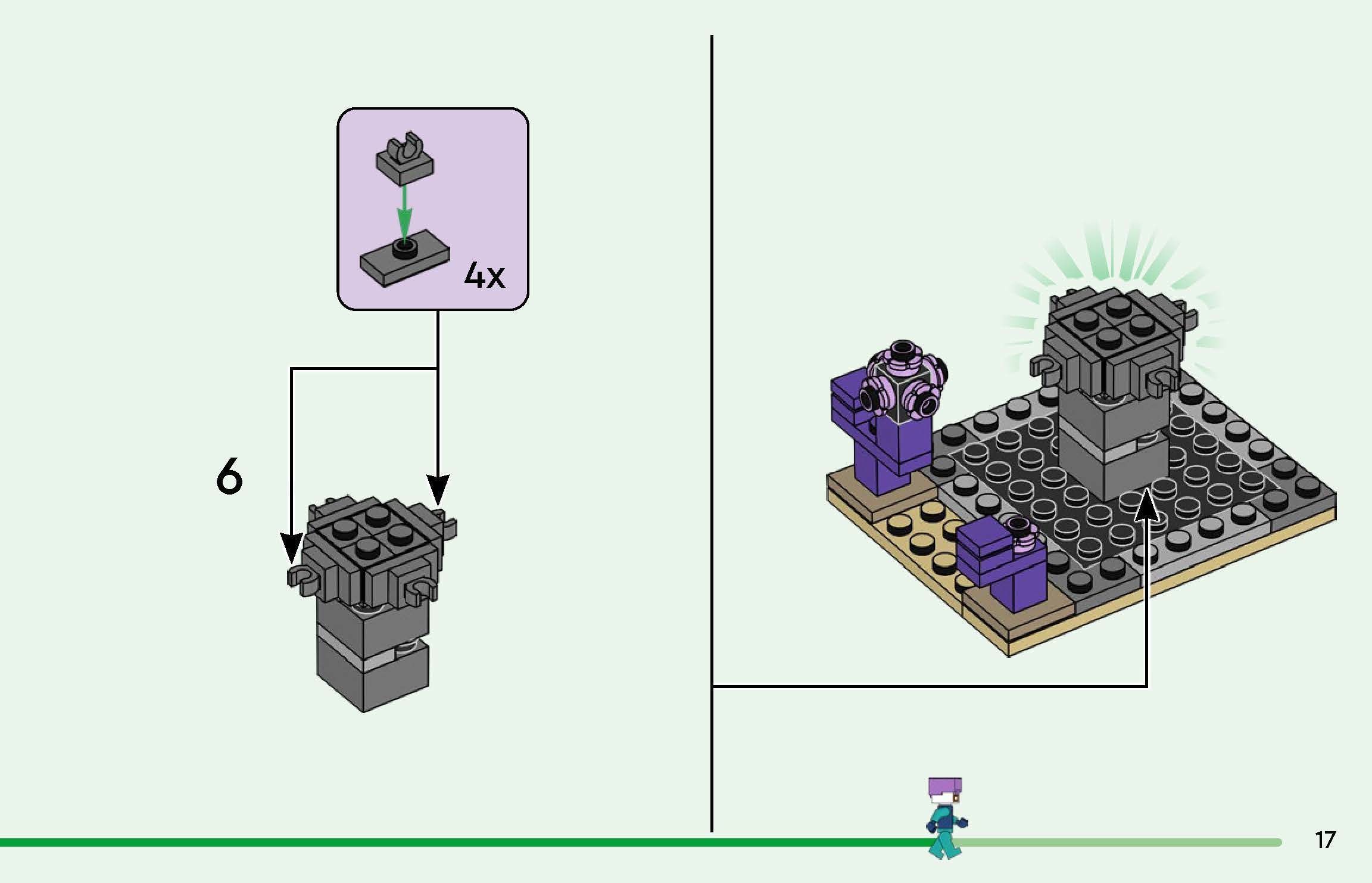 TwindBricks3D - 21264 The Ender Dragon and End Ship 3D print model_15