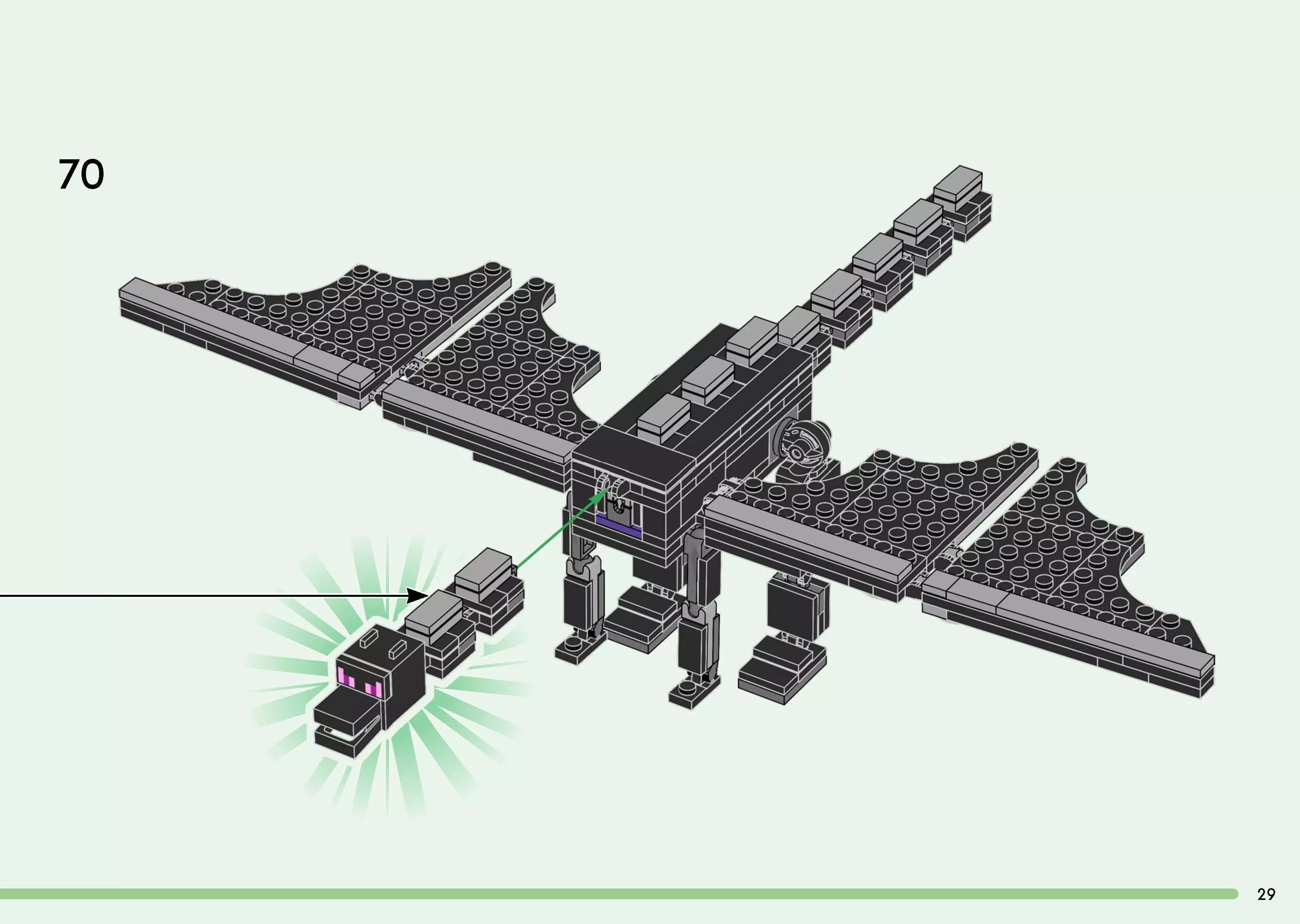 TwindBricks3D - 21264 The Ender Dragon and End Ship 3D print model_51