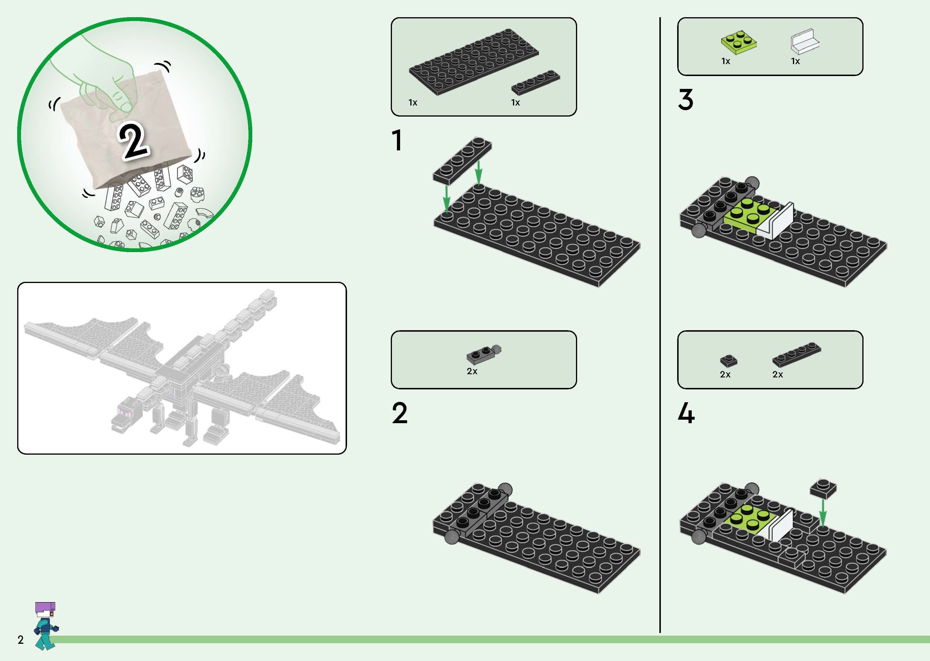 TwindBricks3D - 21264 The Ender Dragon and End Ship 3D print model_23