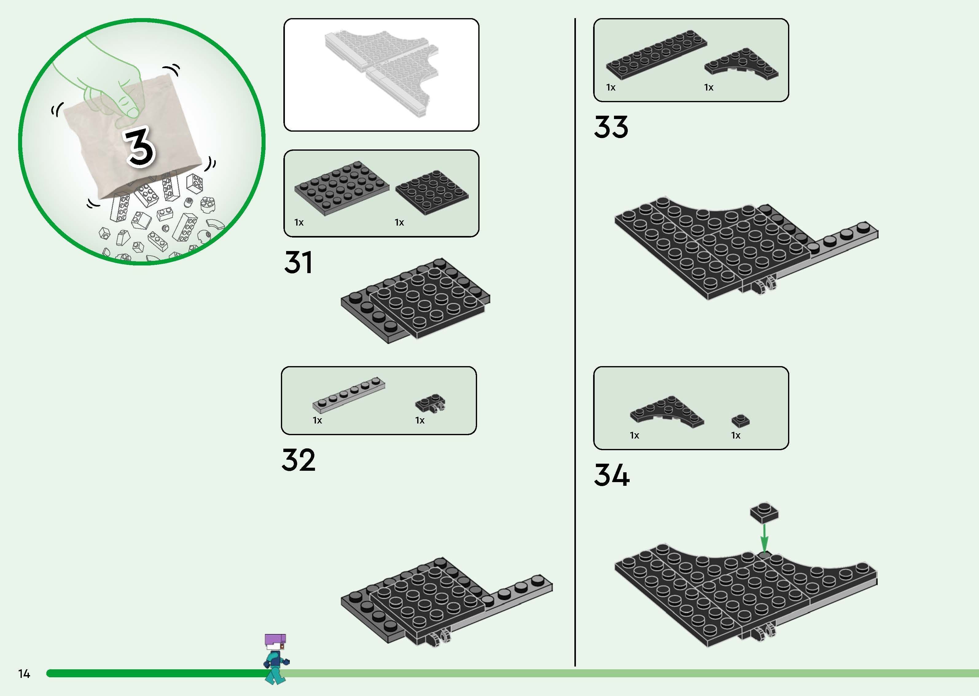 TwindBricks3D - 21264 The Ender Dragon and End Ship 3D print model_35