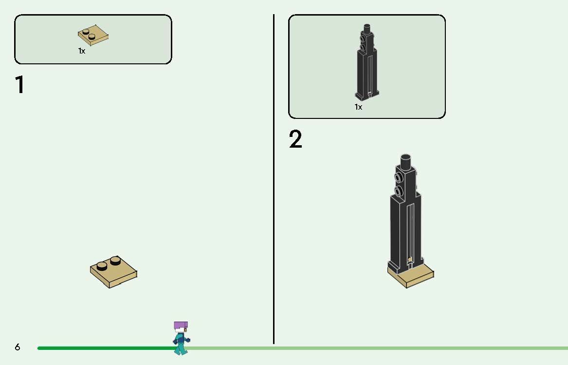 TwindBricks3D - 21264 The Ender Dragon and End Ship 3D print model_5