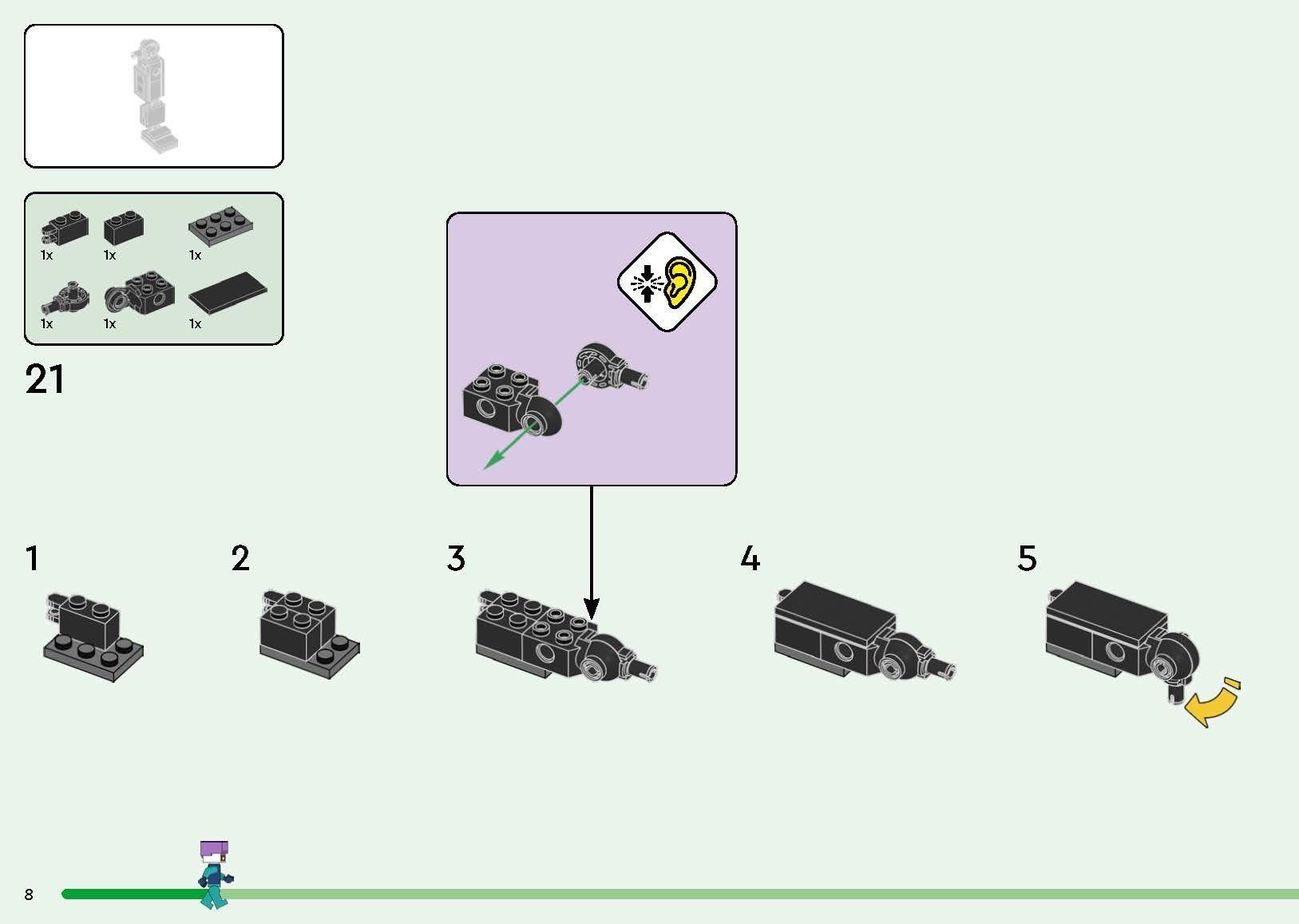TwindBricks3D - 21264 The Ender Dragon and End Ship 3D print model_27