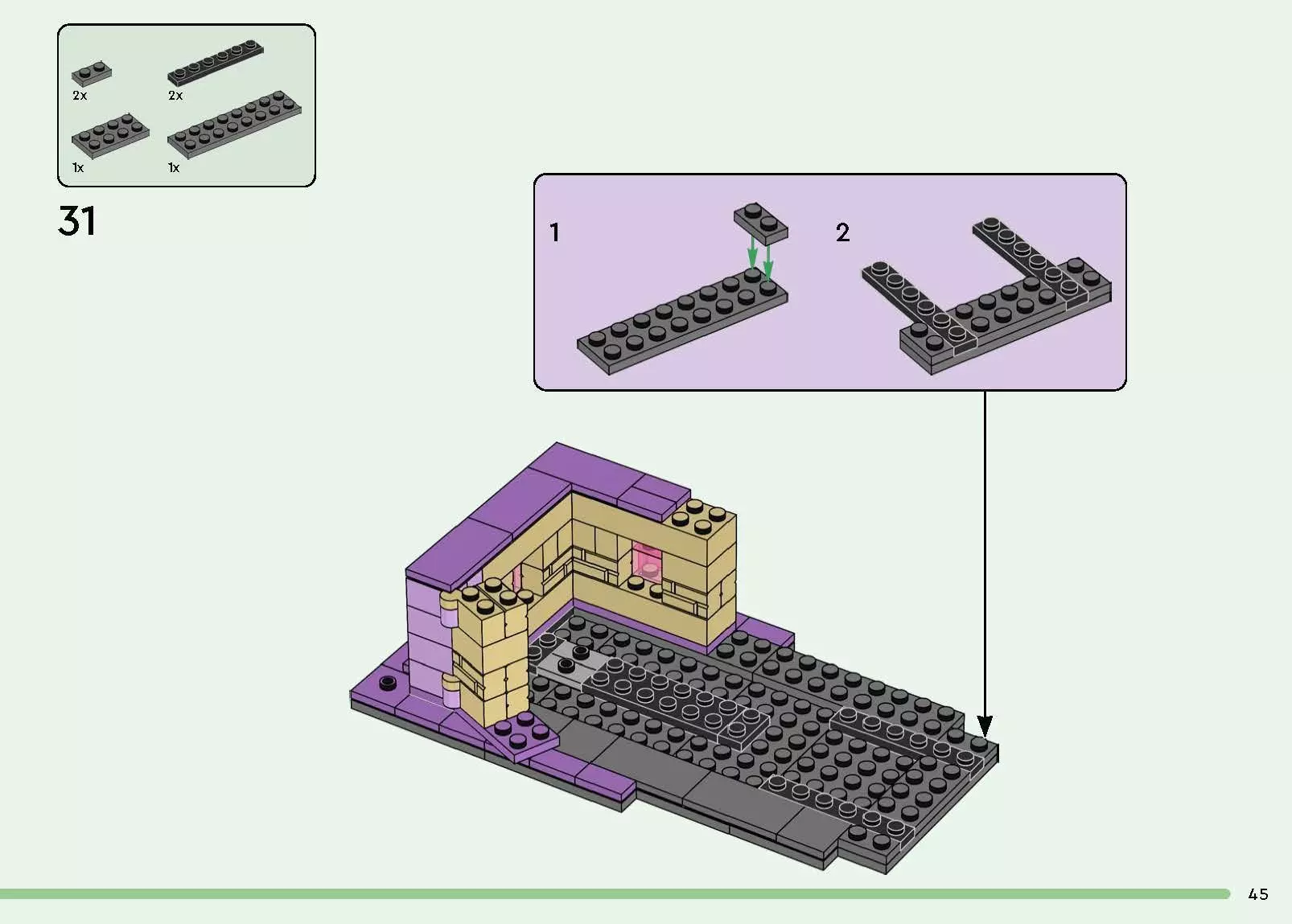 TwindBricks3D - 21264 The Ender Dragon and End Ship 3D print model_55