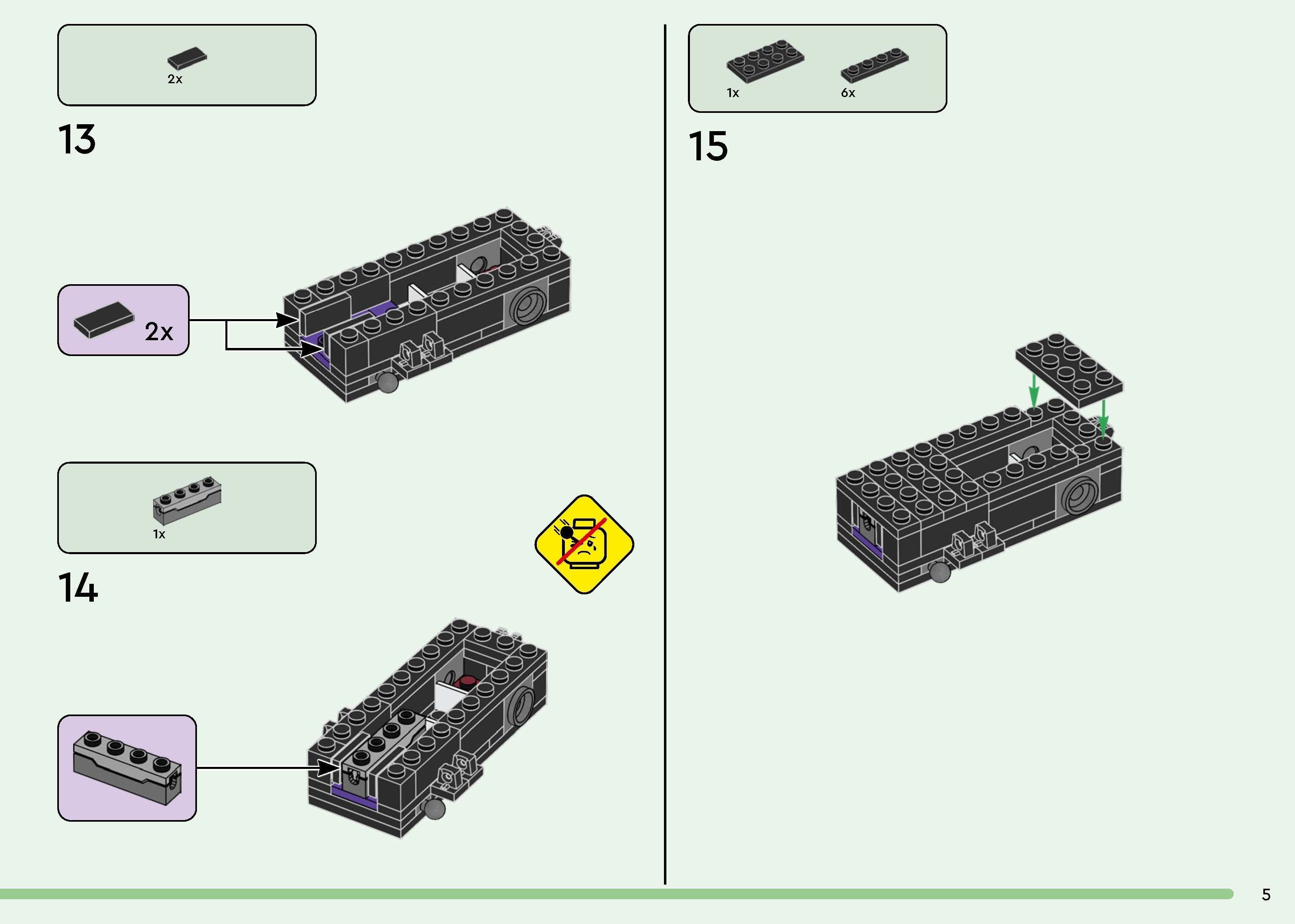 TwindBricks3D - 21264 The Ender Dragon and End Ship 3D print model_24