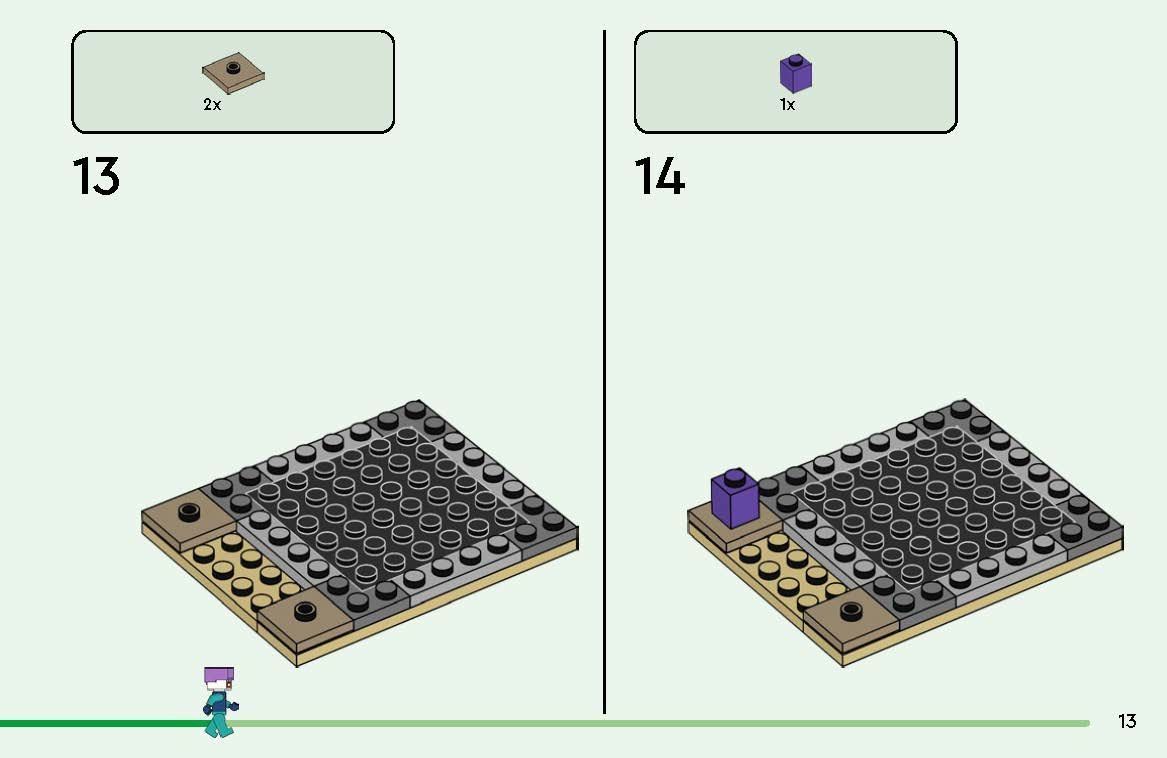 TwindBricks3D - 21264 The Ender Dragon and End Ship 3D print model_4