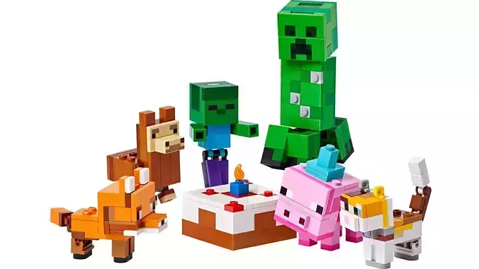 TwindBricks3D - 21281 Baby Pig Birthday Celebration 3D print model