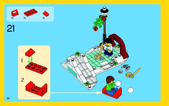 TwindBricks3D - 40107 Winter Skating Scene 3D print model_23