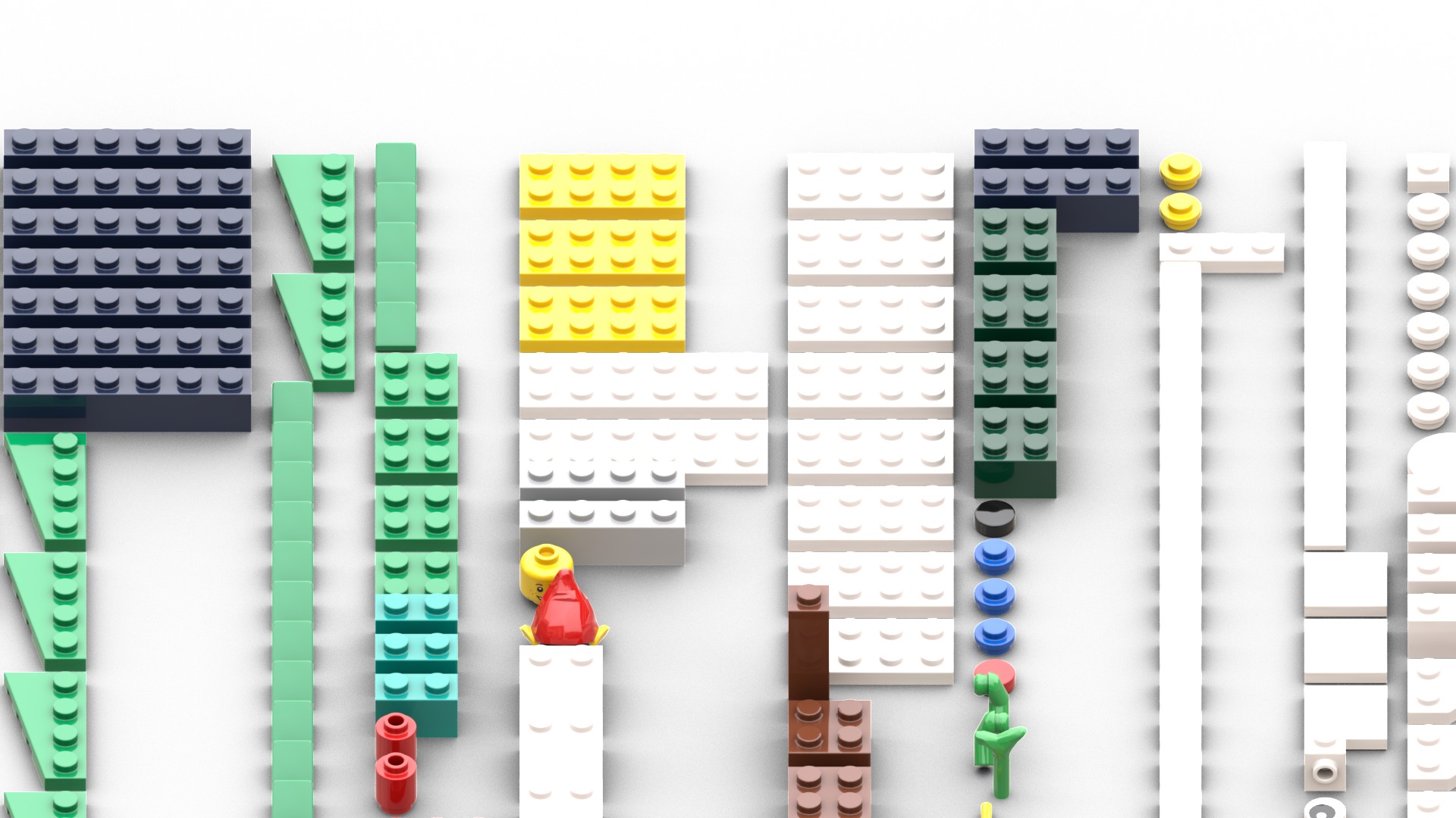 TwindBricks3D - 40484 Santa Front Yard 3D print model_1