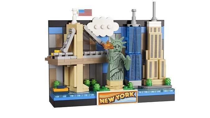 TwindBricks3D - 40519 New York Postcard 3D print model
