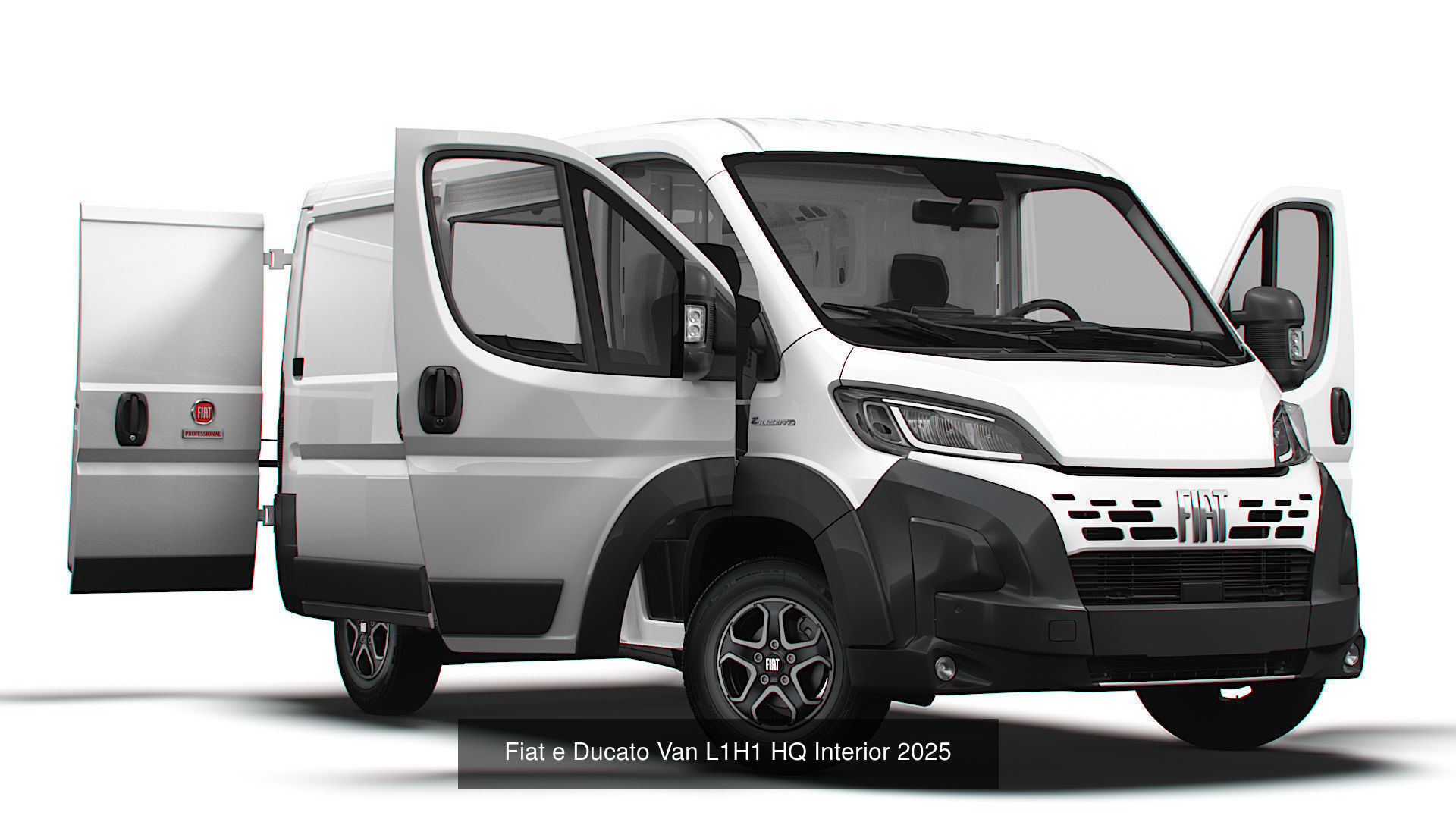 Stellantis Electric Panel  Van HQ Interior L1H1 2025  3D Model Collection_2