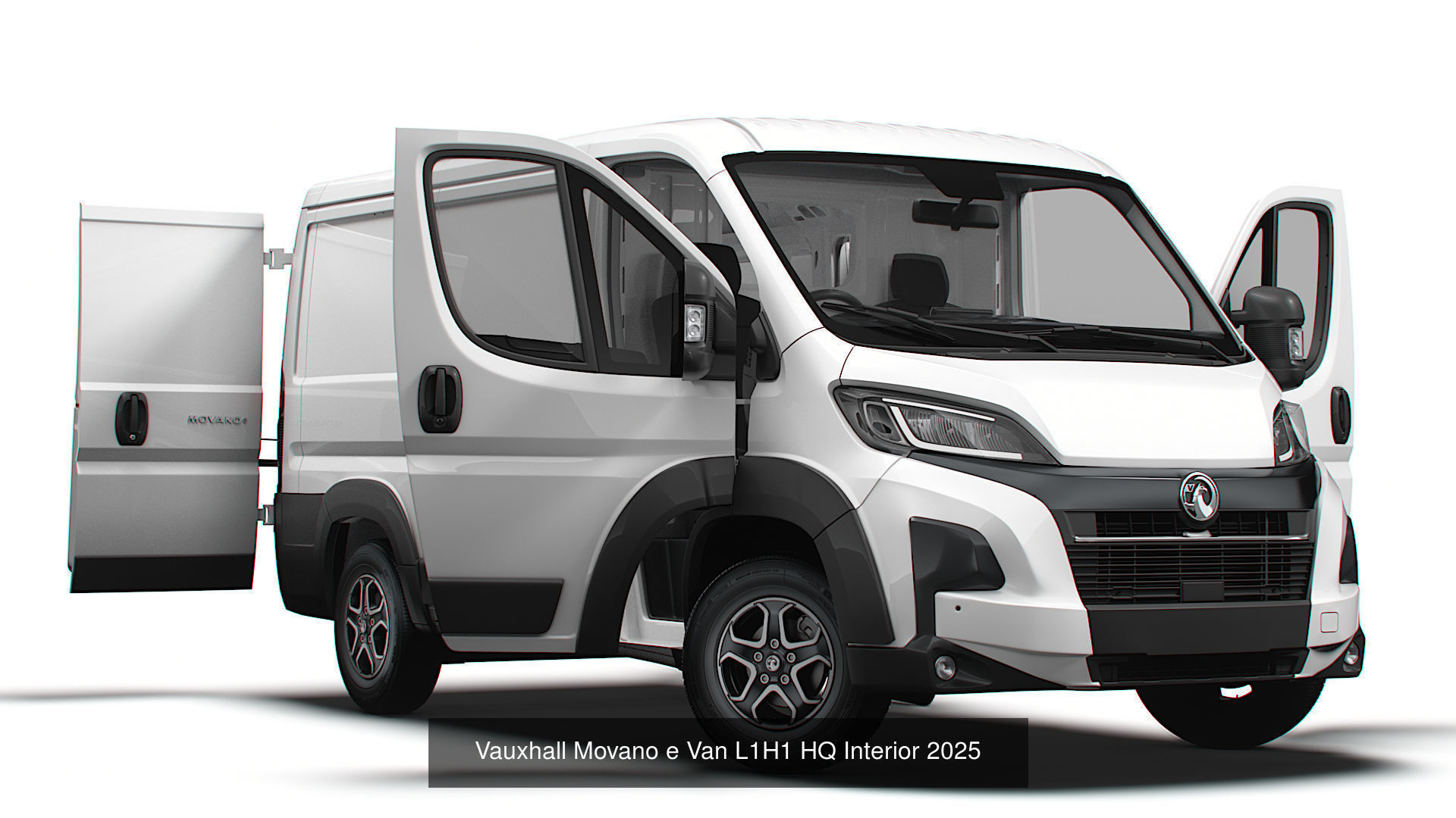 Stellantis Electric Panel  Van HQ Interior L1H1 2025  3D Model Collection_7