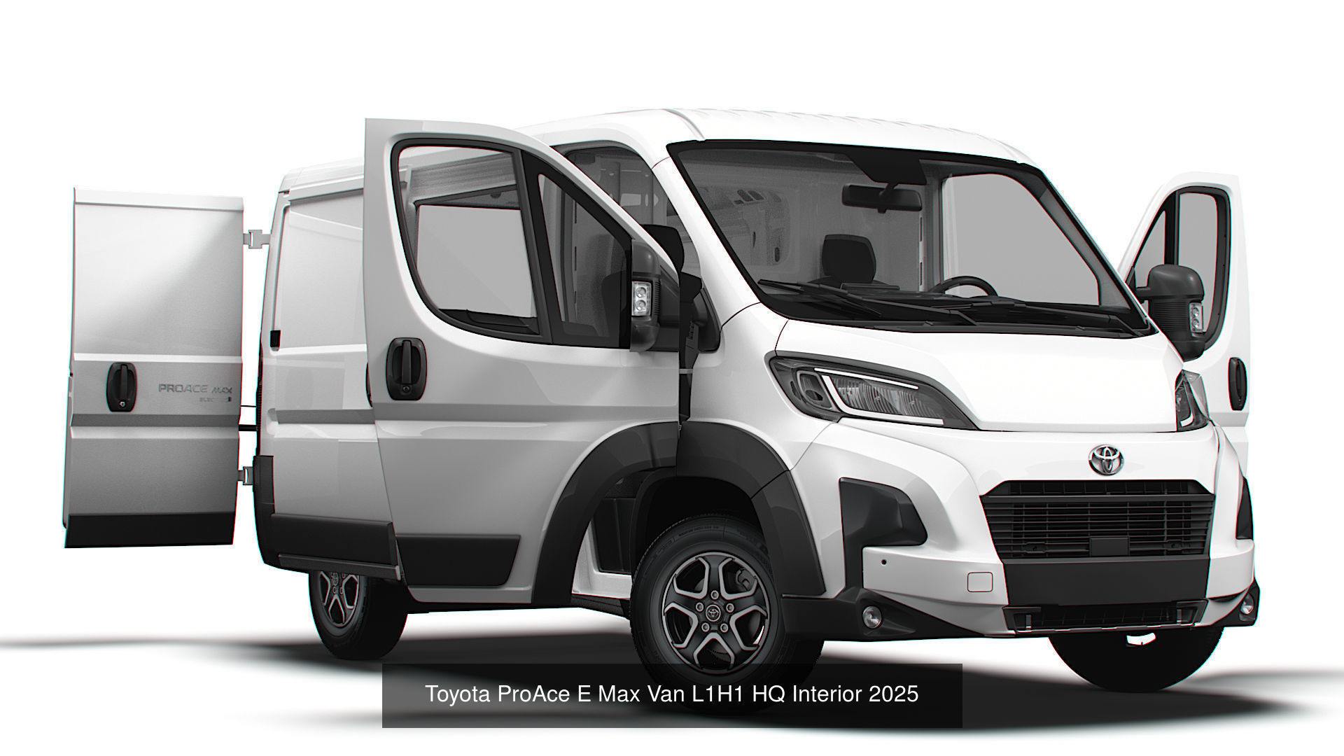 Stellantis Electric Panel  Van HQ Interior L1H1 2025  3D Model Collection_6