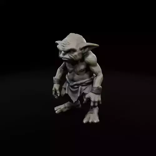 Stone Goblin - Game-Ready 3D Model Low-poly 3D model