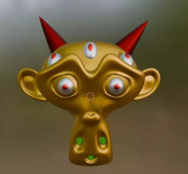 Monkey Demon 3D print model_0