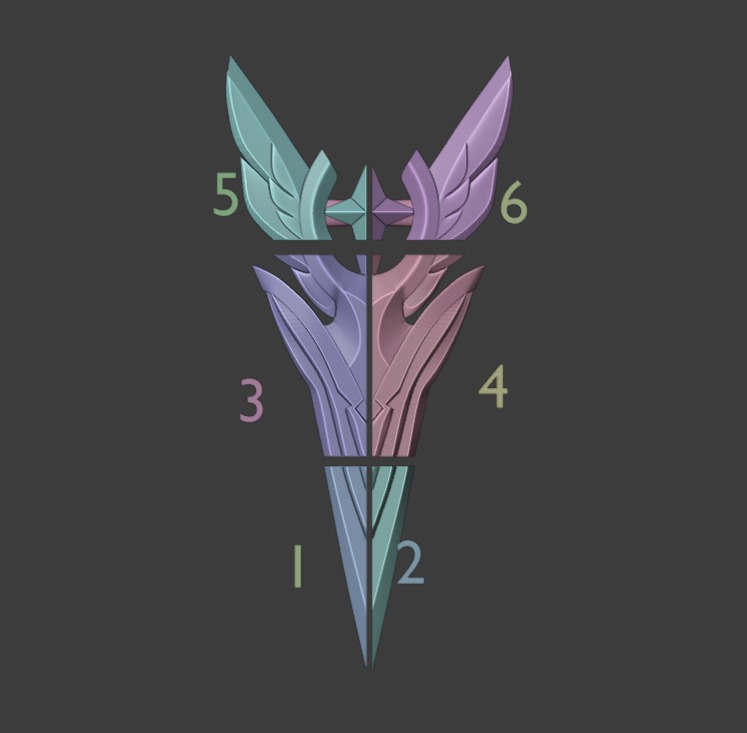 Kai sa Star Guardian Prop  3D print model_1