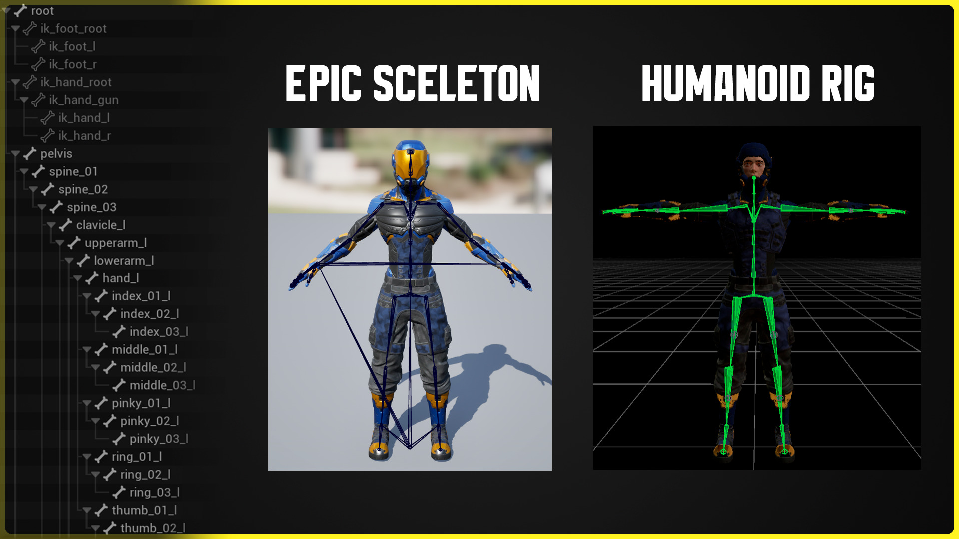 Modular Sci-fi Character 02 Low-poly 3D model_18