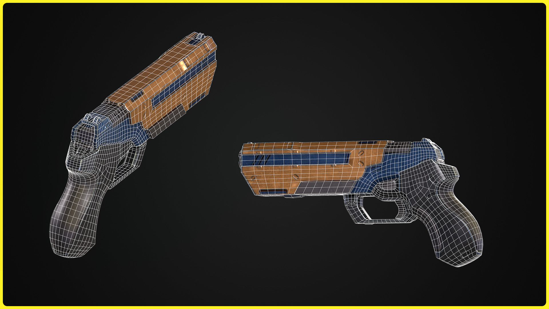 Modular Sci-fi Character 02 Low-poly 3D model_21