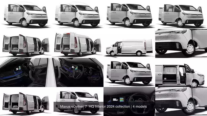 Maxus eDeliver 7  HQ Interior 2024 collection 