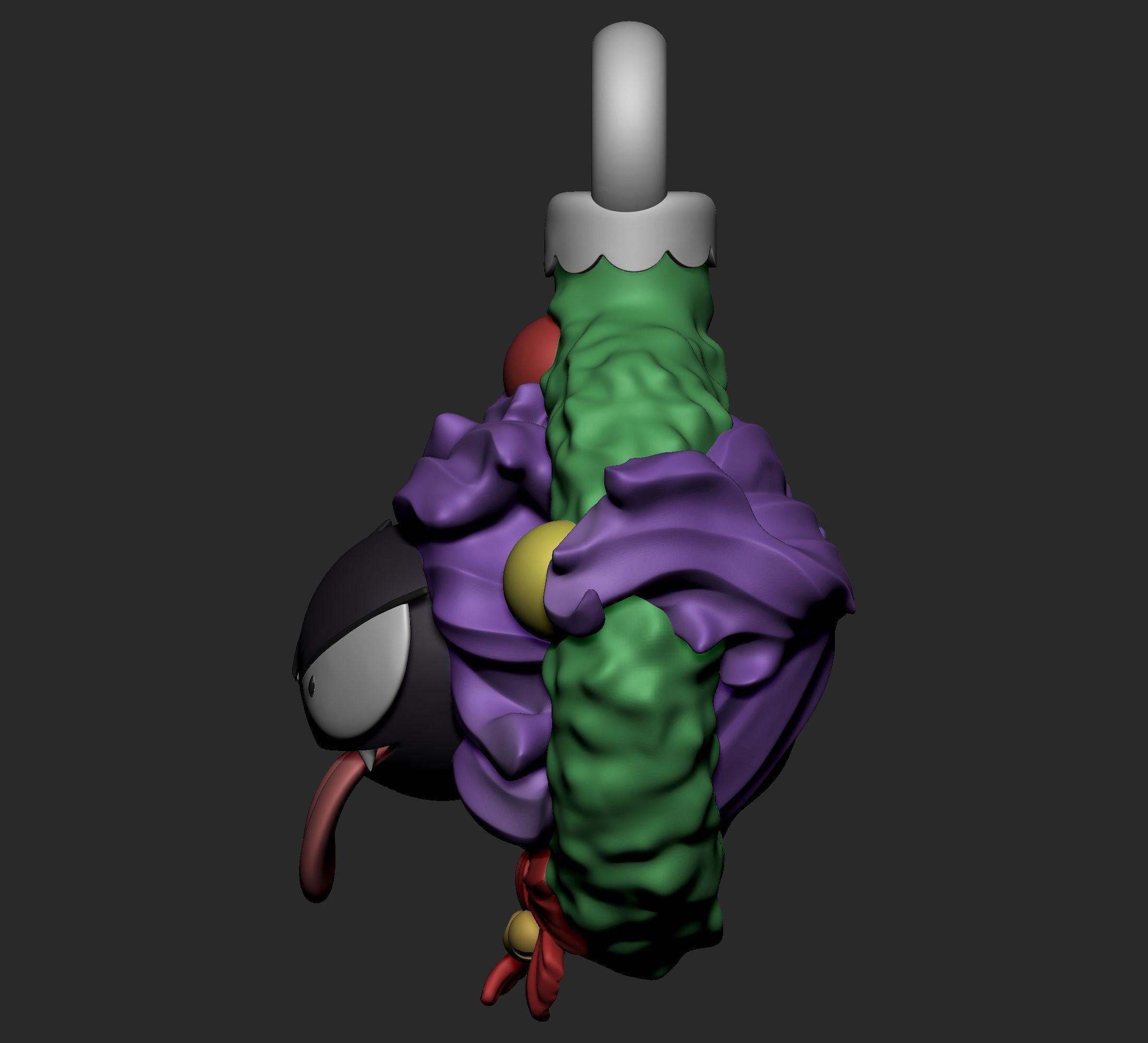 Pokemon - Gastly Christmas Decoration 3D print model_4