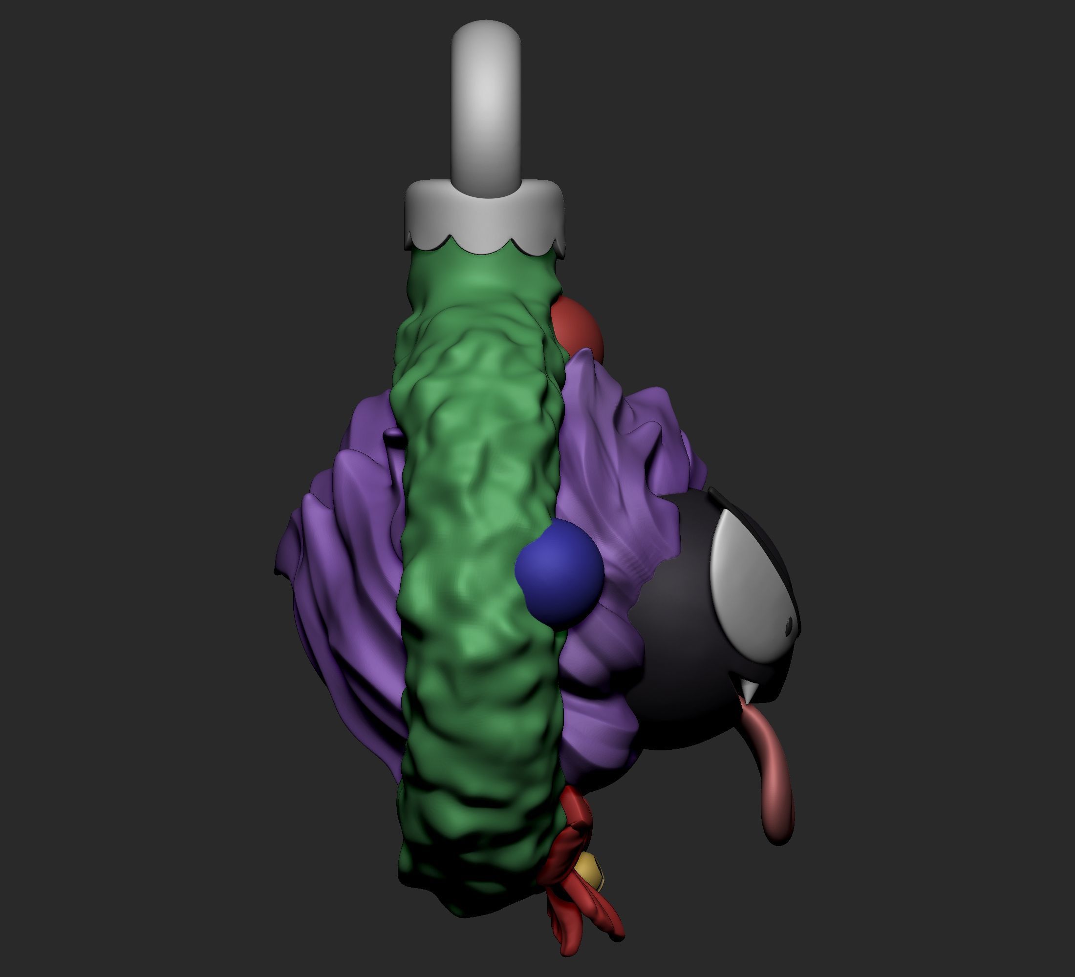 Pokemon - Gastly Christmas Decoration 3D print model_8