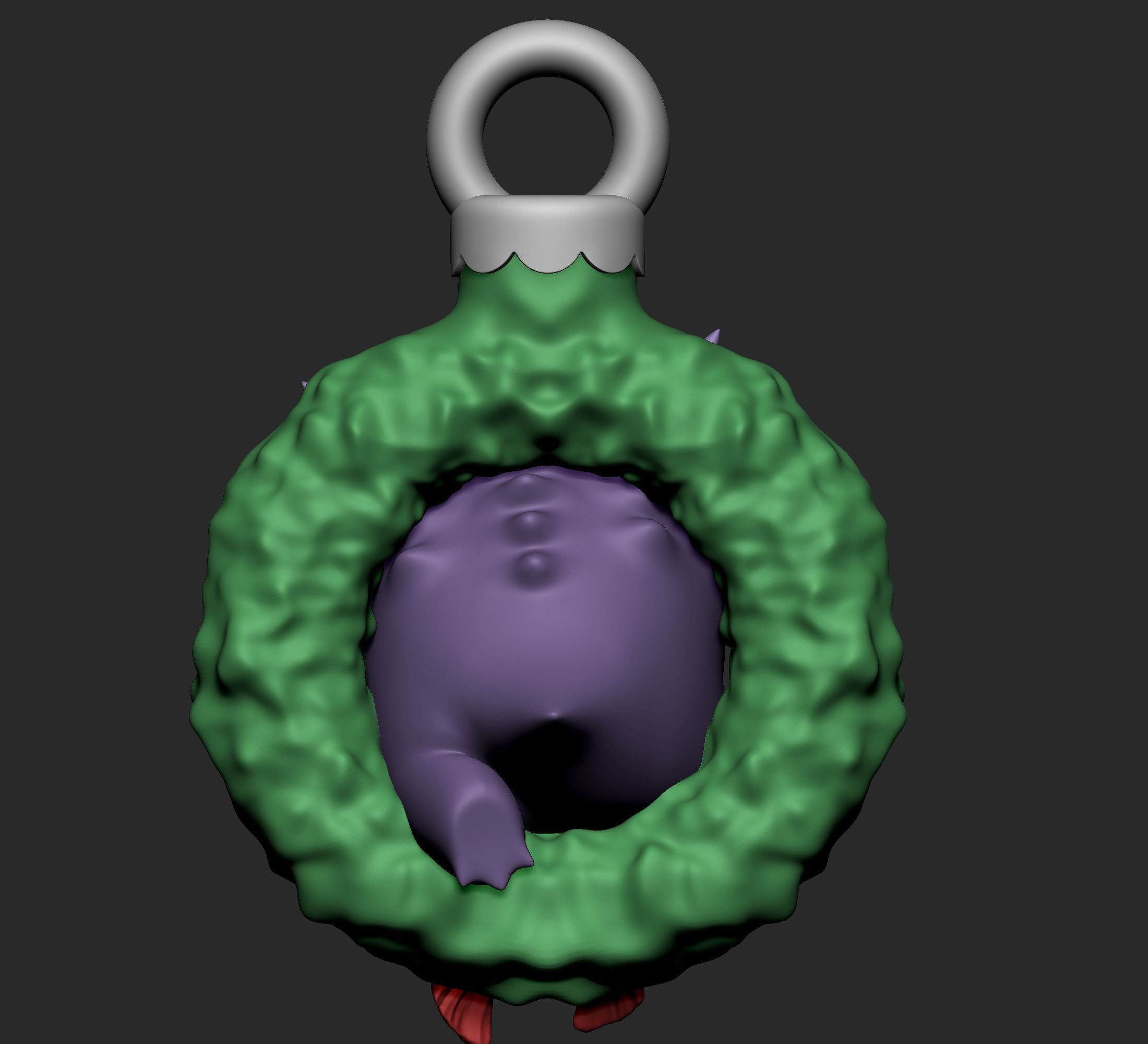 Pokemon - Gengar Christmas Decoration 3D print model_5