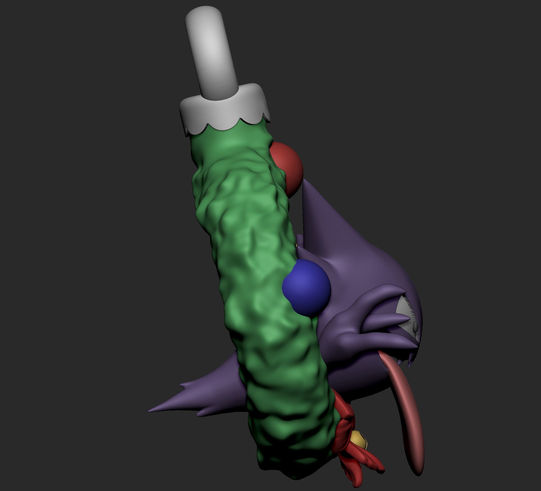 Pokemon - Gastly Haunter and Gengar Christmas Decoration  3D print model_10