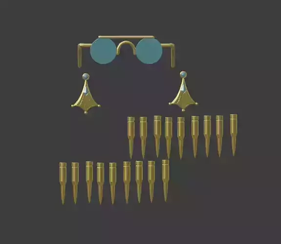 Prestige Arcane Commander Caitlyn - Accessories  3D print model