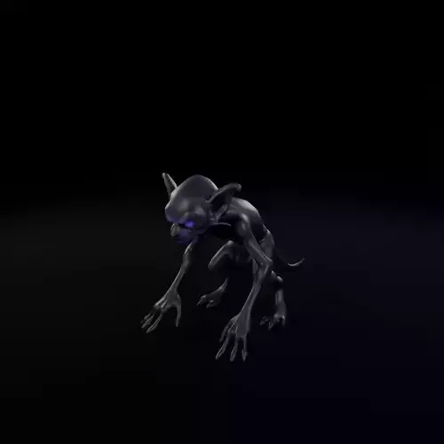 Shadow Goblin - Game-Ready 3D Model Low-poly 3D model