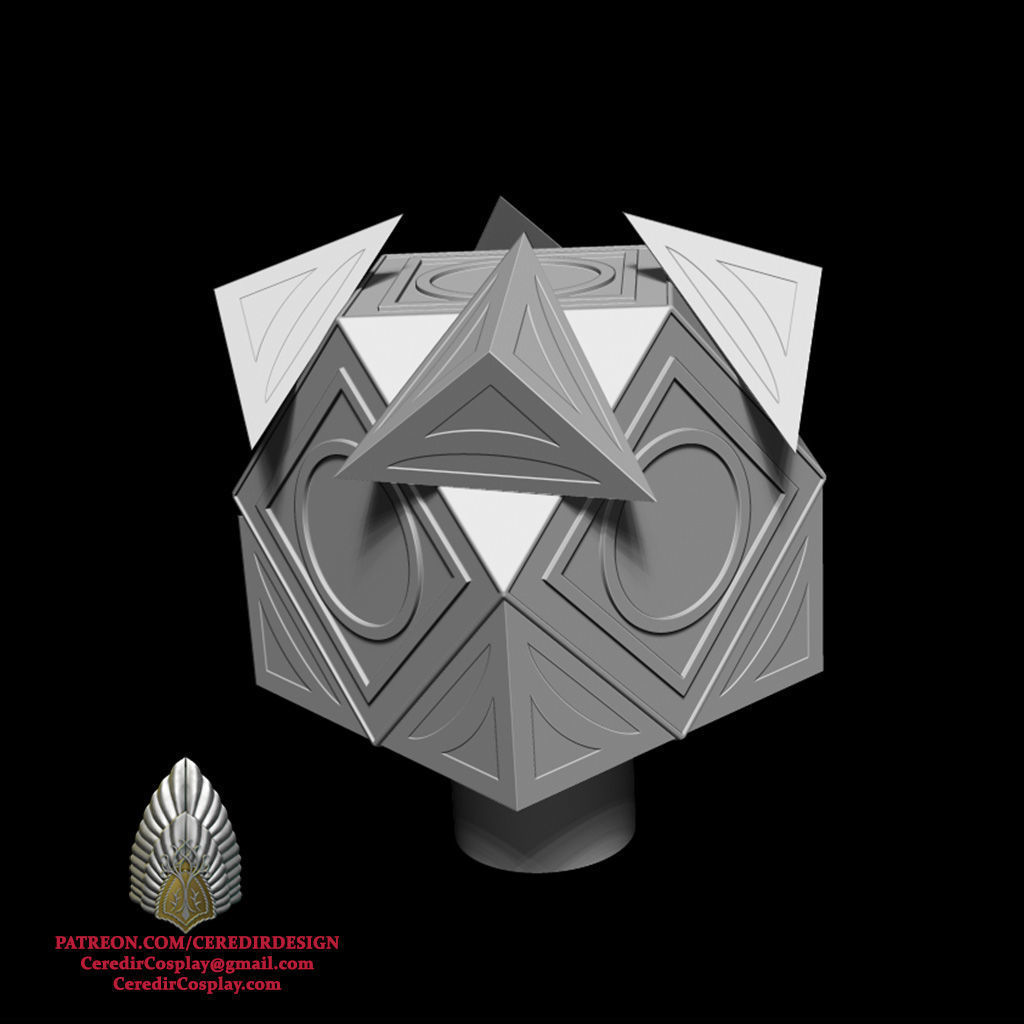 Star Wars Jedi Holocron 3D DIGITAL DOWNLOAD 3D print model_3