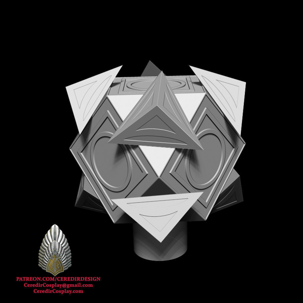 Star Wars Jedi Holocron 3D DIGITAL DOWNLOAD 3D print model_4