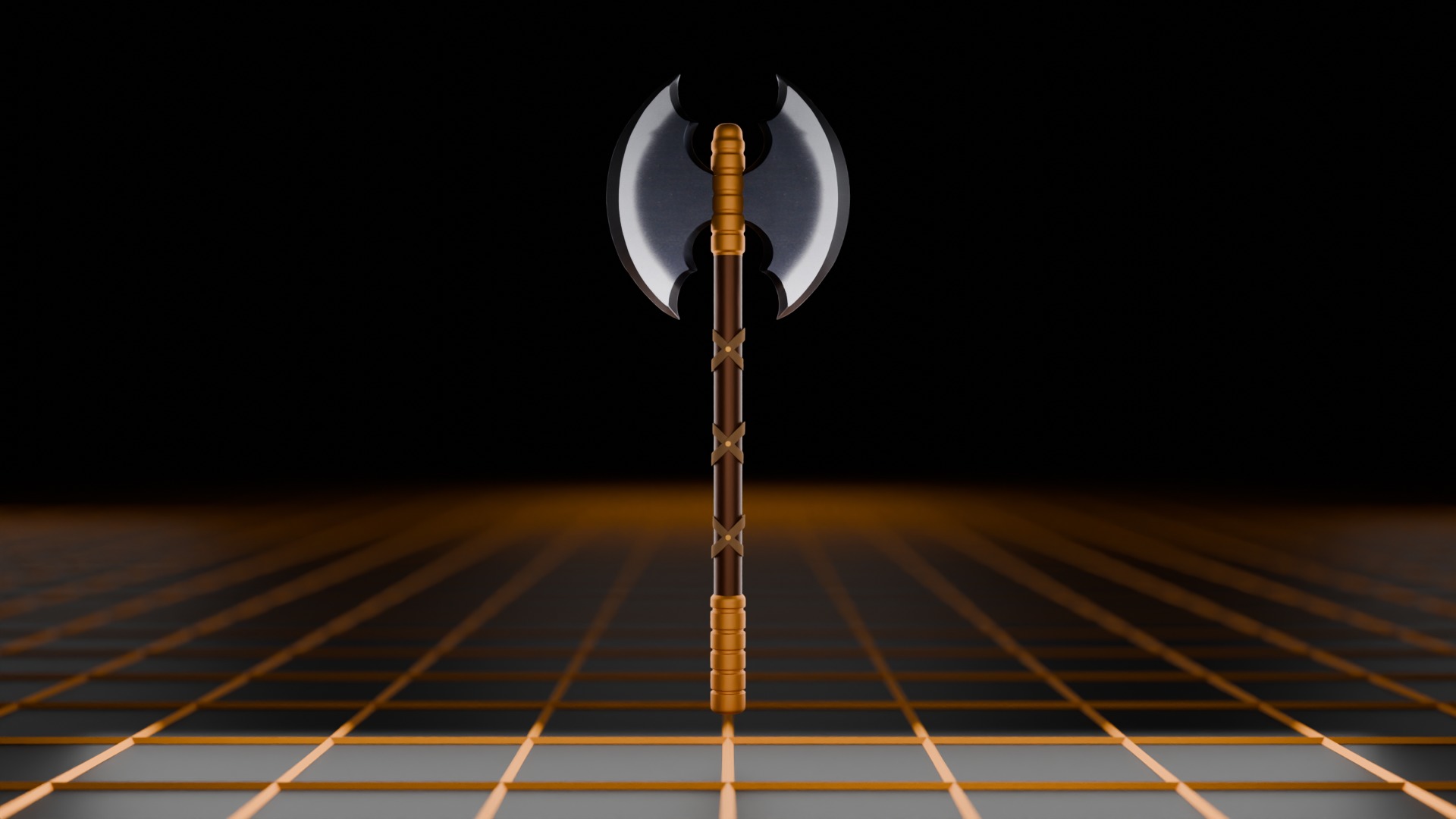 Axe Labrys 3D model_3