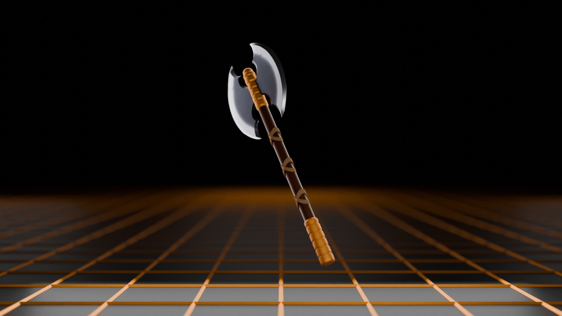 Axe Labrys 3D model_5