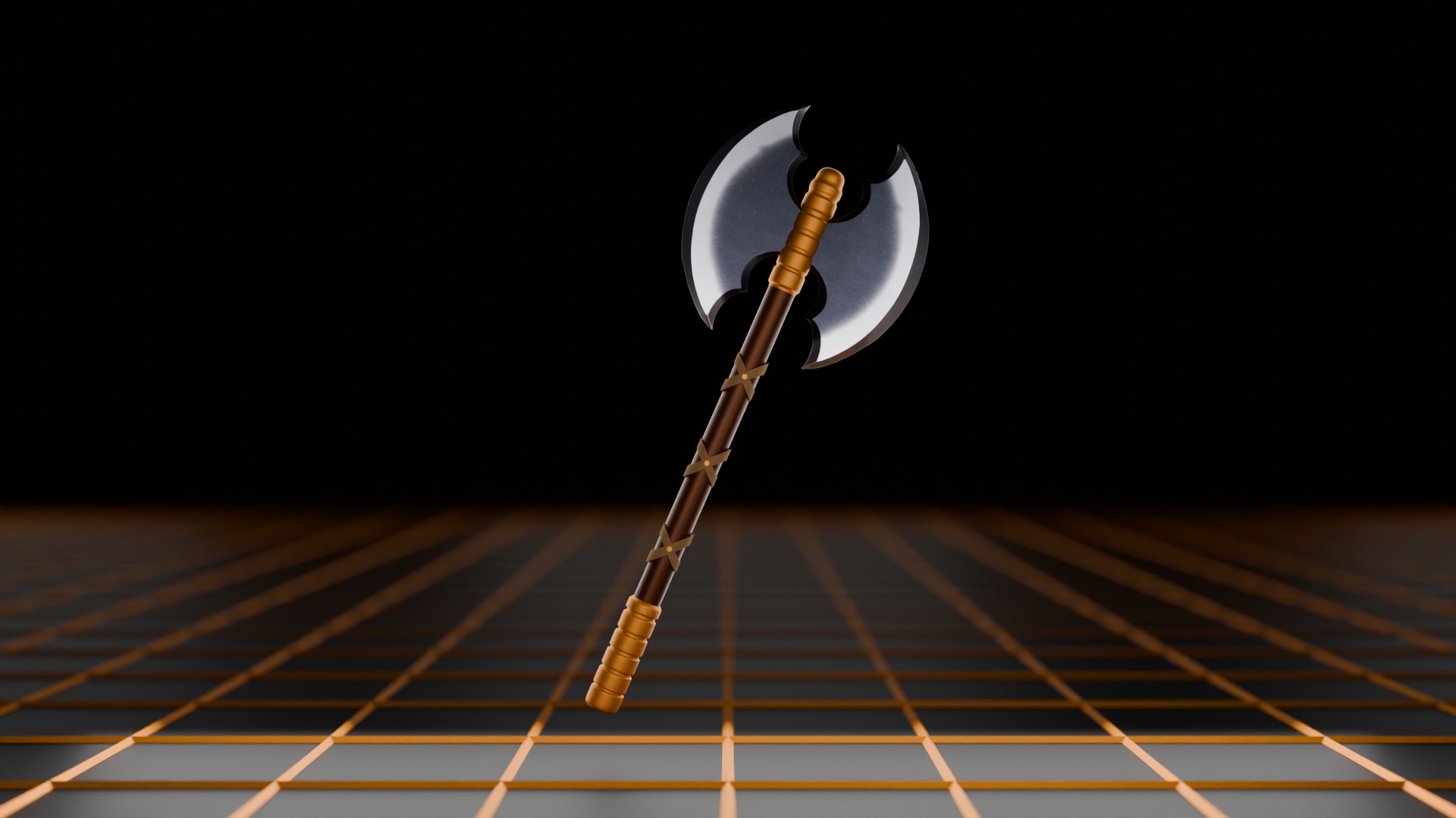 Axe Labrys 3D model_4