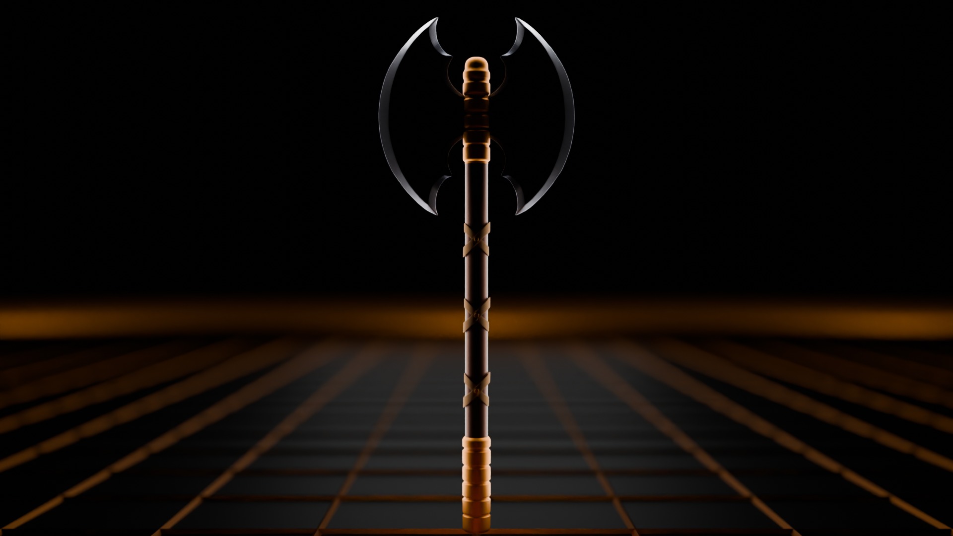 Axe Labrys 3D model_2