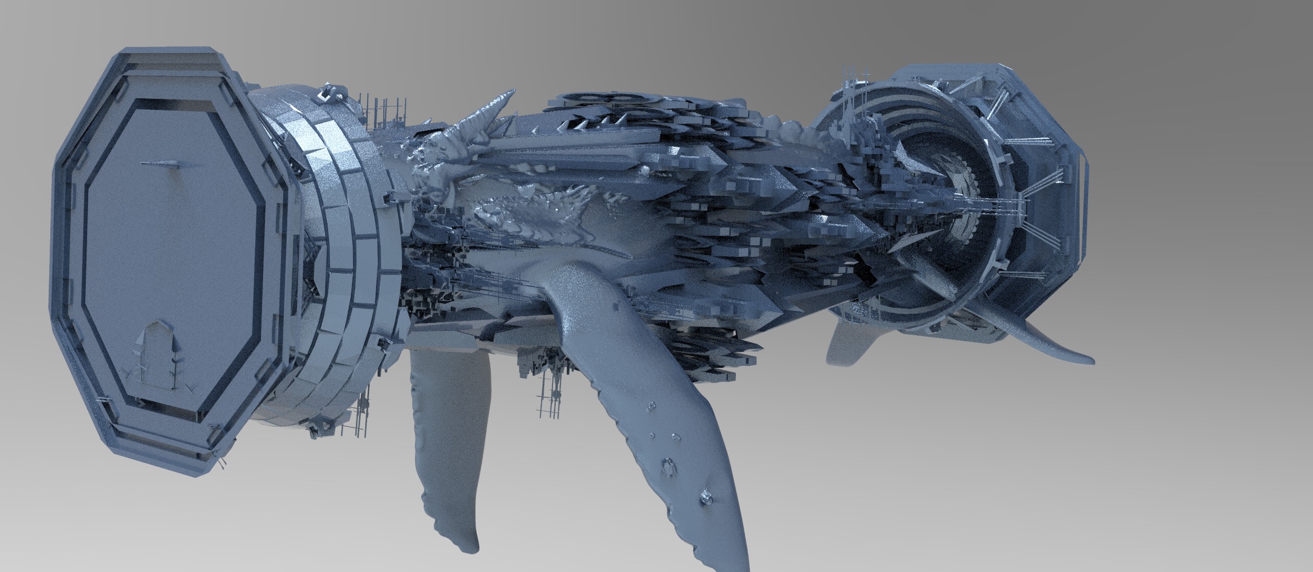 Deep sea Whale rig 1  3D model_1
