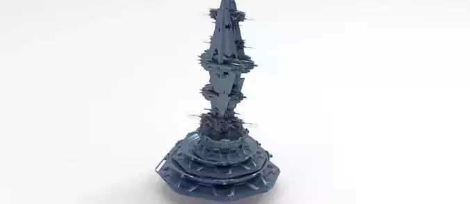 Dark Cyberpunk Ocean rig 1 