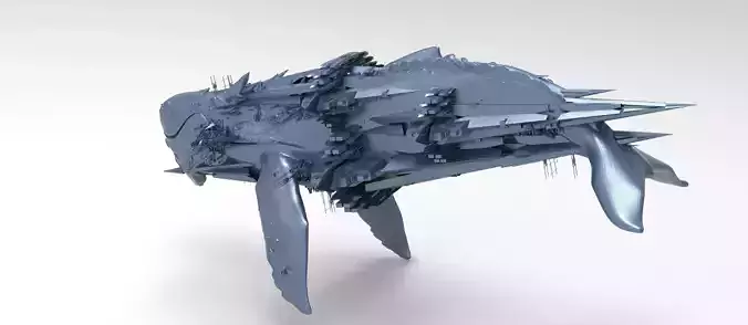 Dark Cyberpunk Ocean rig 4