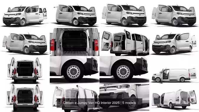 Citroen e Jumpy Van HQ Interior 2025