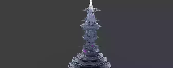 Deep Sea Sci fi whale Rig  tower 7 