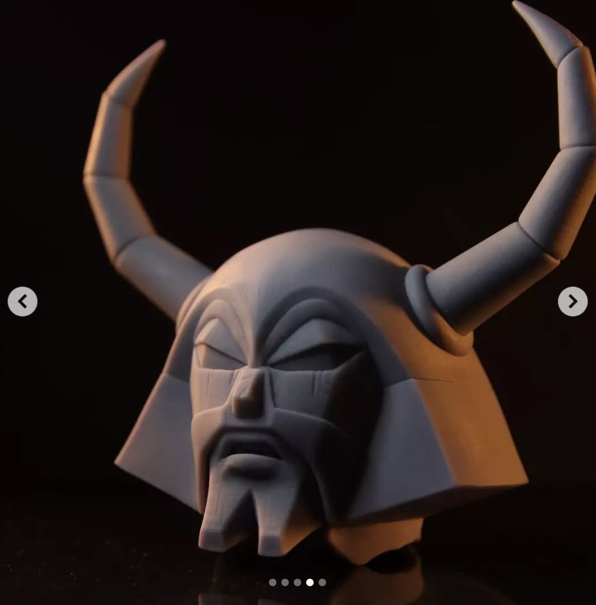 Unicron Head 1986 3D print model_3